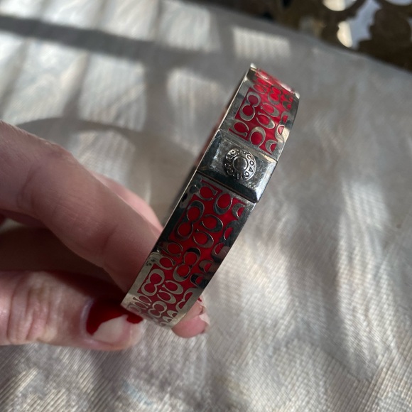 Woman’s Vintage Coach Bangle Bracelet - Picture 10 of 12
